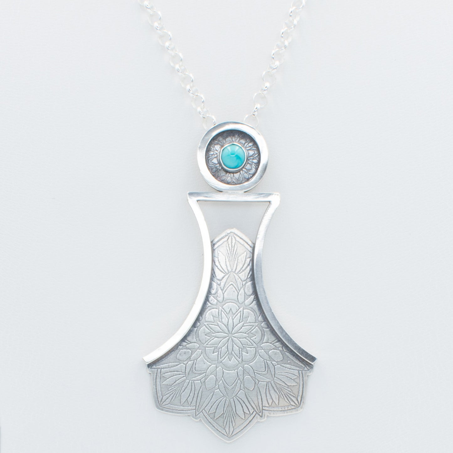 A Touch of Turquoise Fancy Skirt Necklace