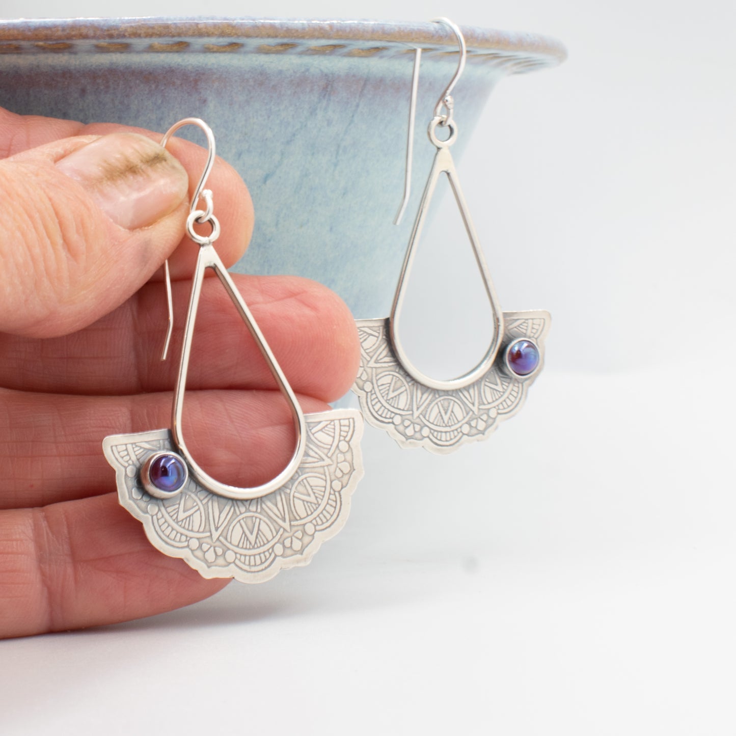 Kalypso Half Mandala Earrings