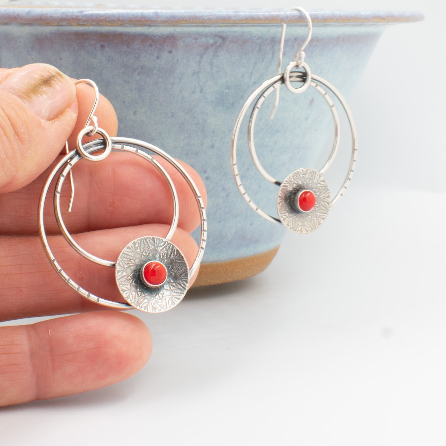 Percimin Double Hoop Earrings