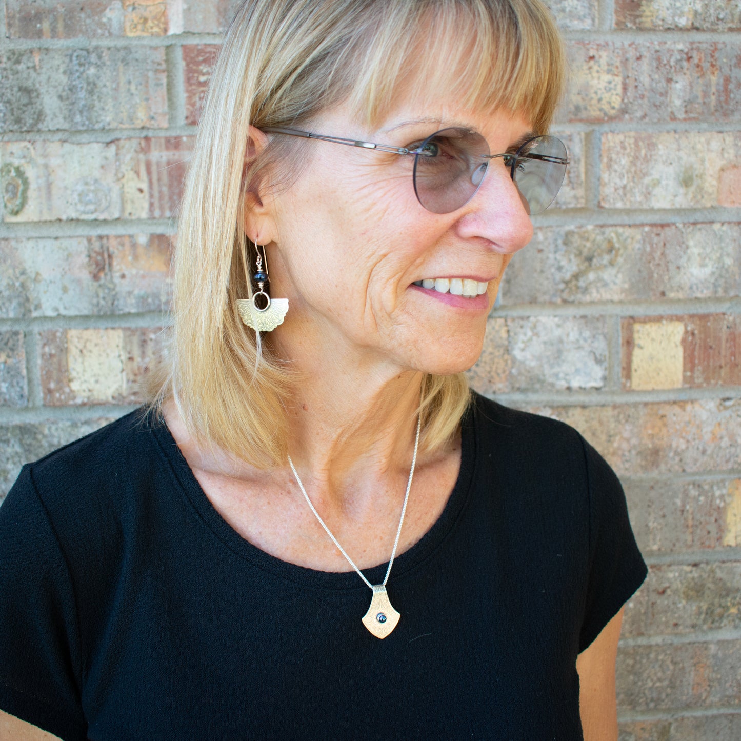 Phyche Shield Necklace