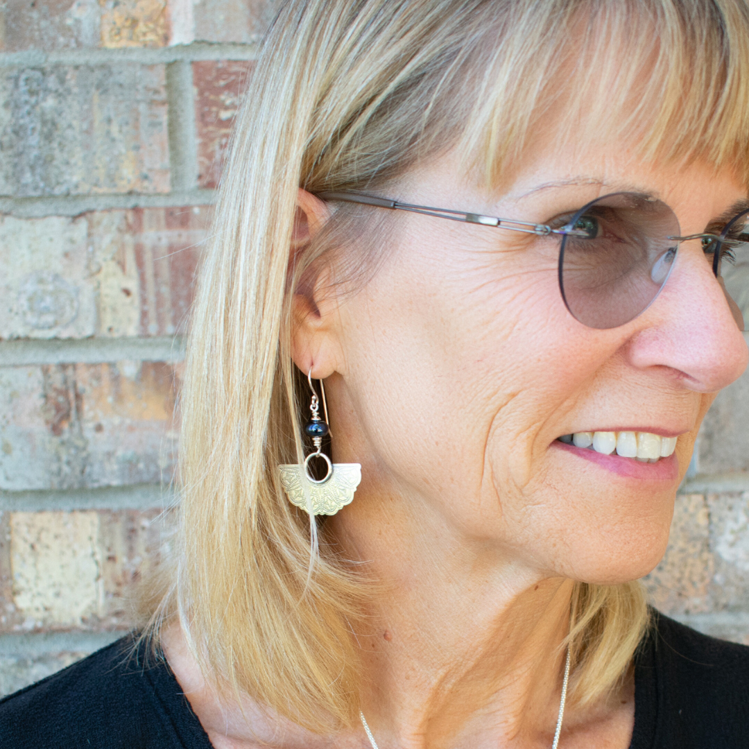 Phyche Half Mandala Earrings