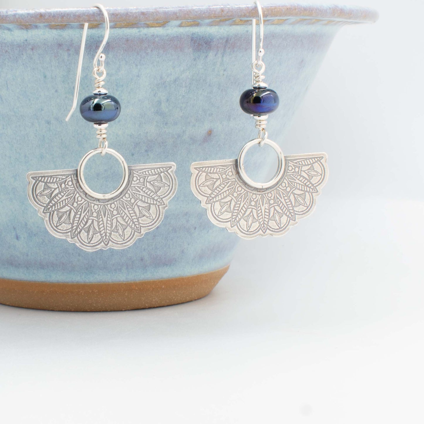 Phyche Half Mandala Earrings