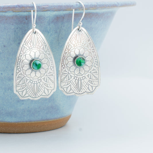 Aurora Cab Shield Earrings