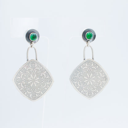 Aurora Soft Square Post Earrings