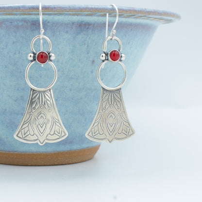 Red Elegant Jess Earrings