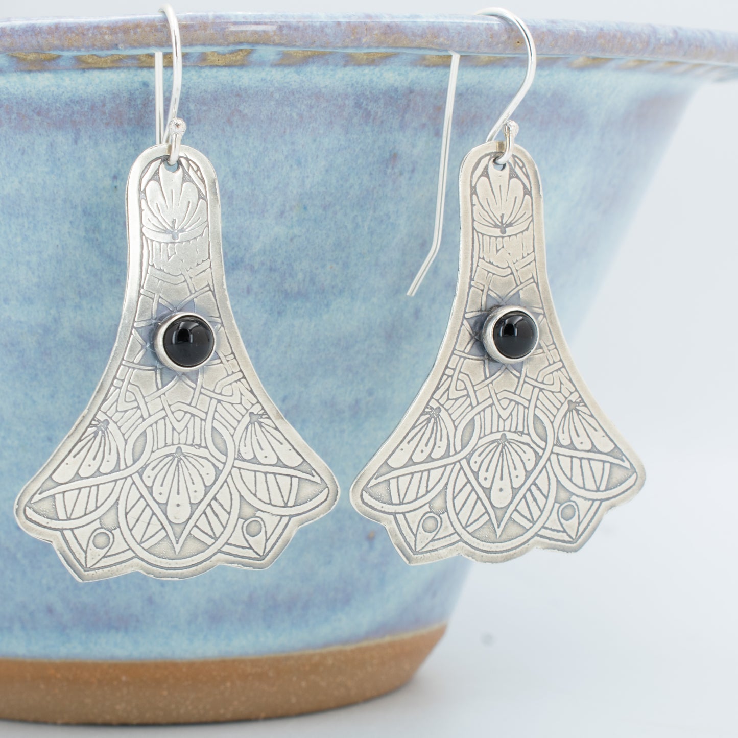 Black Lace Fiesta Skirt Earrings