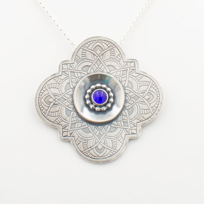 Cobalt Blue Layered Necklace
