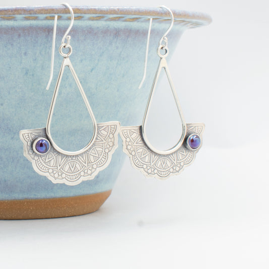 Kalypso Half Mandala Earrings