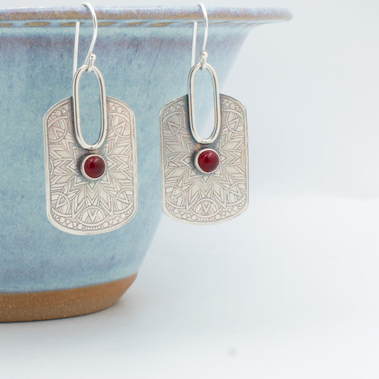 Sangria Open Hoop Earrings