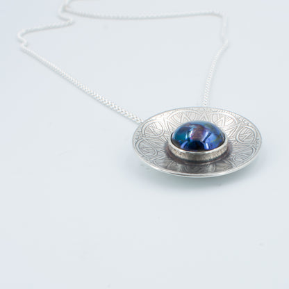 Abalone Sky Modern Necklace