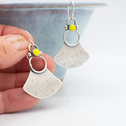 Soft Yellow Fiesta Jess Earrings