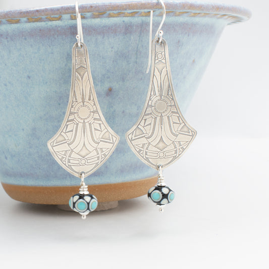 Kalypso Half Mandala Earrings