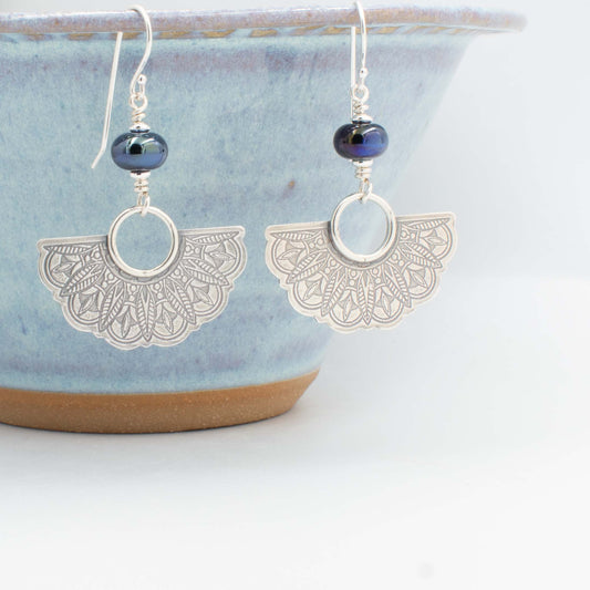 Phyche Half Mandala Earrings